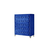 Dante Chest 24226 Blue Velvet | Acme - 24226 - Home Elegance USA - 2