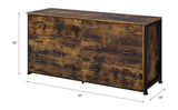 Acme - Juvanth Dresser 24265 Rustic Oak & Black Finish