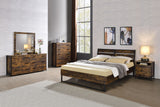 Acme - Juvanth Dresser 24265 Rustic Oak & Black Finish