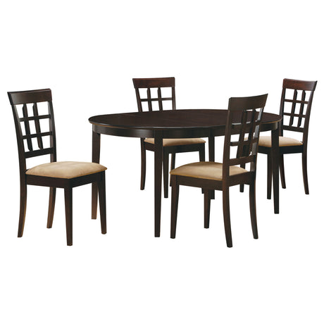 Missell Cappuccino and Beige 5-piece Dining Set - sold by Home Elegance USA