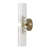 Mistie 2 Light Glass Sconce - Bronze by Uttermost - View 7