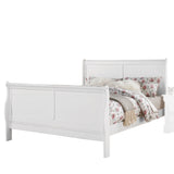 Acme - Louis Philippe III EK Bed 24497EK White Finish