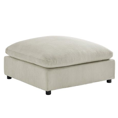Chelsea Modular 6-Piece Sectional in Beige with Plush Polyester Upholstery - sold by Home Elegance USA