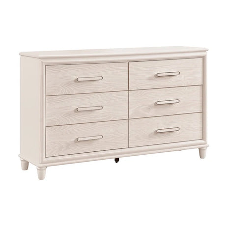 2451 Montrose White Bedroom Set with LED Headboard & Storage – Modern Design - sold by Home Elegance USA