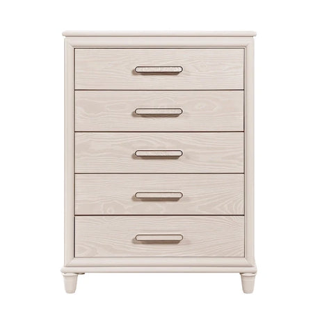 2451 Montrose White Bedroom Set with LED Headboard & Storage – Modern Design - sold by Home Elegance USA