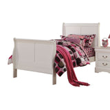 Acme - Louis Philippe III Full Bed 24510F White Finish