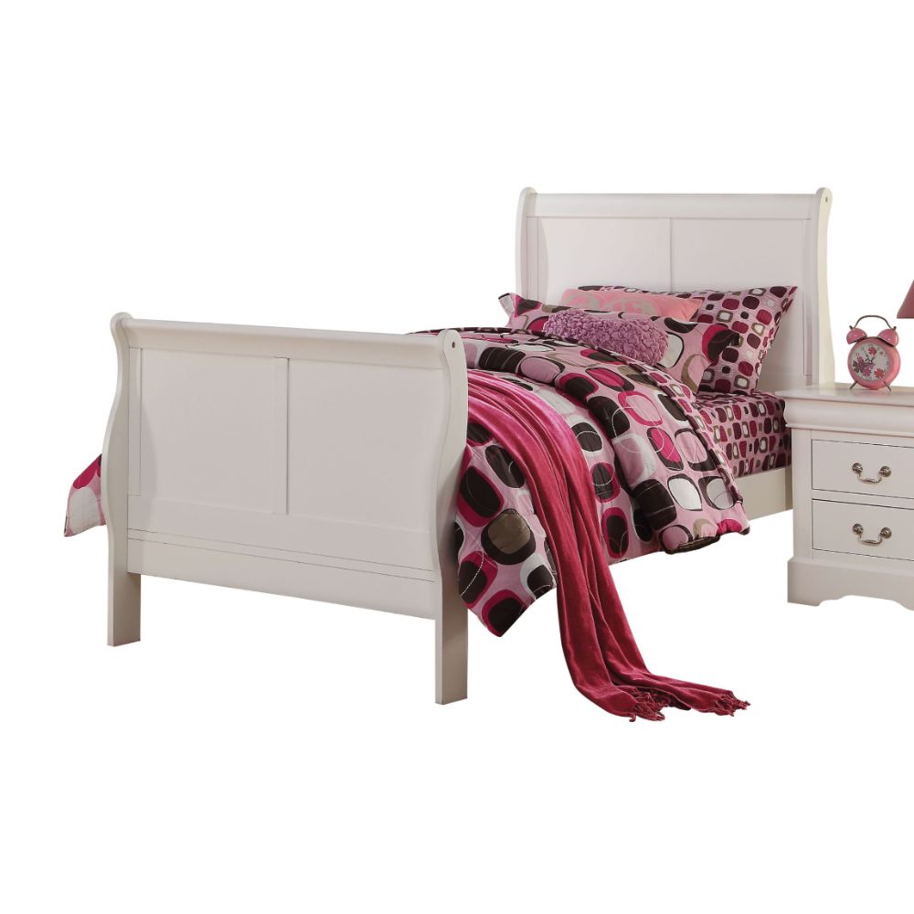 Acme - Louis Philippe III Twin Bed 24515T White Finish