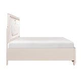 2451 Montrose White Bedroom Set with LED Headboard & Storage – Modern Design