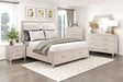 2451 Montrose White Bedroom Set with LED Headboard & Storage – Modern Design - sold by Home Elegance USA