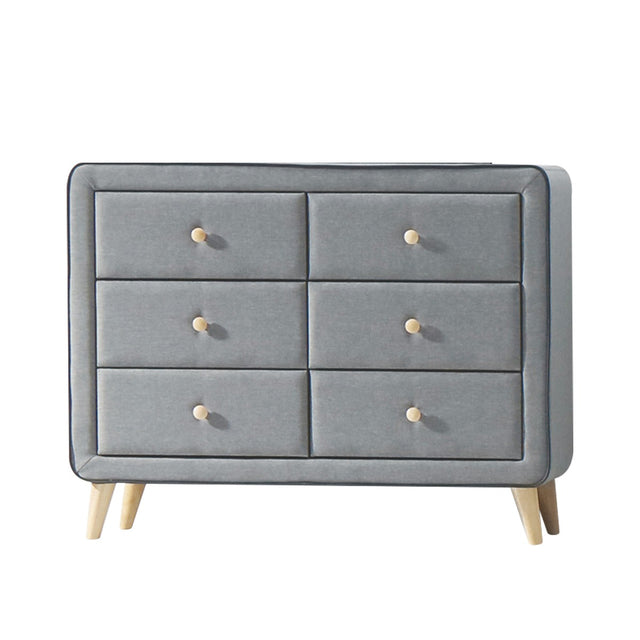 Acme - Valda Dresser 24525 Light Gray Fabric