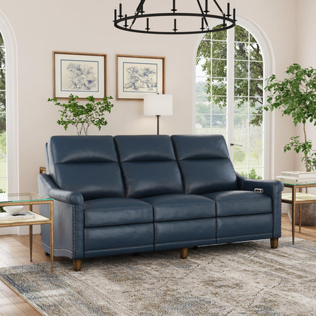 Elizabeth Power Reclining Sofa With Power Headrest - Sea | Flexsteel