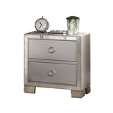 Acme - Voeville II Nightstand 24843 Platinum Finish