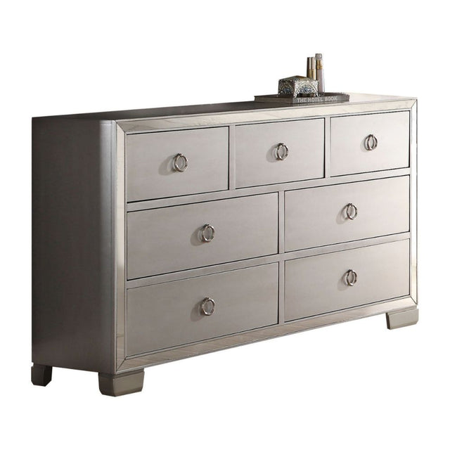 Acme - Voeville II Dresser 24845 Platinum Finish