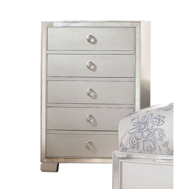 Acme - Voeville II Chest 24846 Platinum Finish