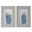 Indigo Florals Framed Art (Set of 2) - Blue by Uttermost - View 1