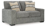 Ashley Graphite Dunmor Loveseat - Chenille | Home Elegance USA