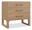 Banyon Bay Three Drawer Nightstand - Light Brown by Hooker Furniture - View 1