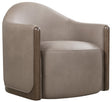 Cora Swivel Chair Gray / Brown - Dark Gray by Hooker Furniture - View 1