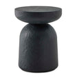 Hurlee Outdoor Accent Table - Black by Uttermost - View 1