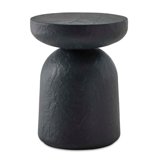 Hurlee Outdoor Accent Table - Black by Uttermost - View 1