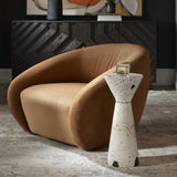 DeSoto Swivel Chair Hazlenut - Orange by Uttermost - View 9