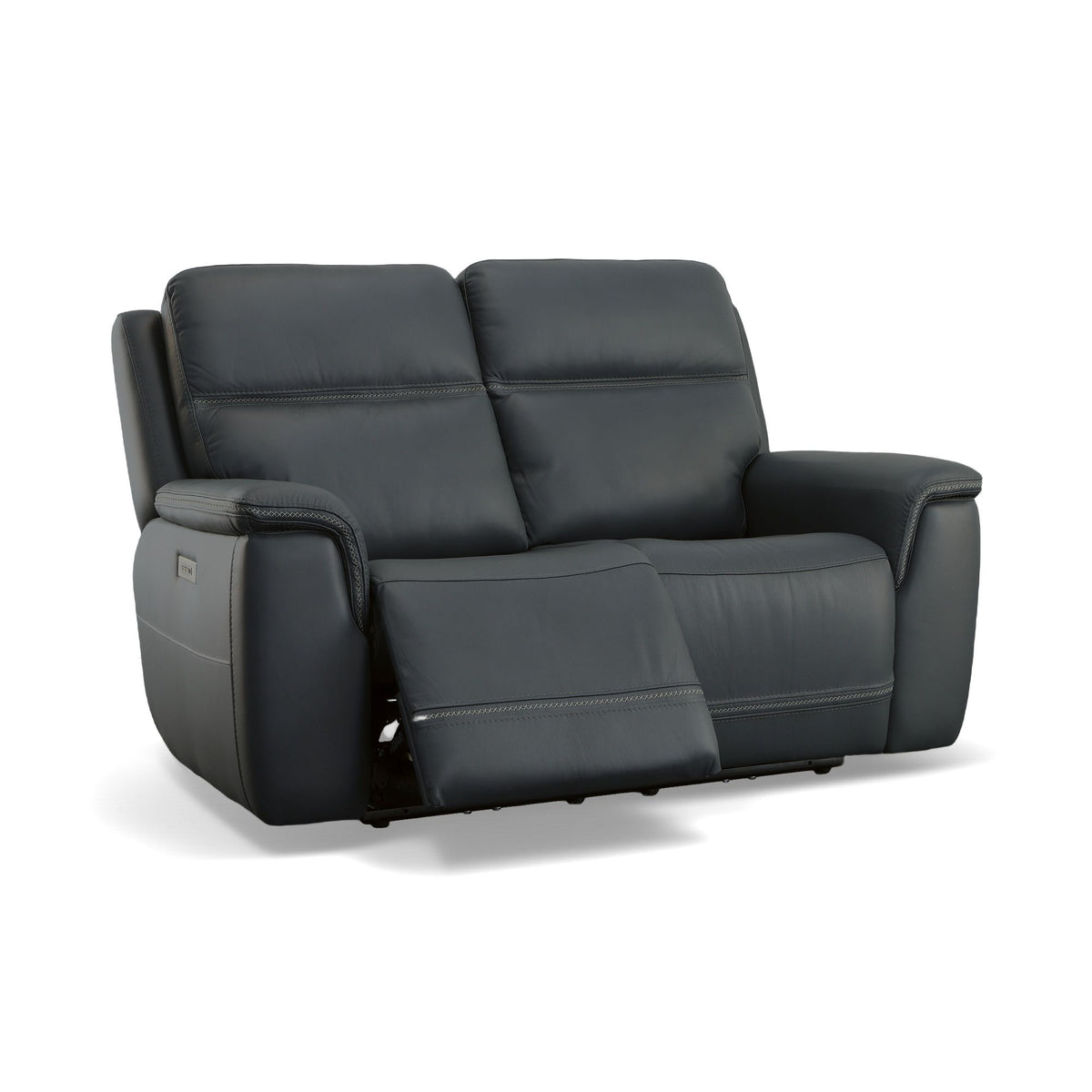 Sawyer Power Reclining Loveseat With Power Headrests, Lumbar - Marine | Flexsteel