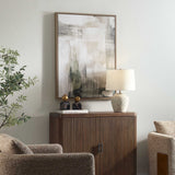Subliminal Drift Framed Modern Art - Green / White by Uttermost - View 3
