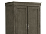 Louis Phillipe G3105-A Armoire , Gray - sold by Home Elegance USA