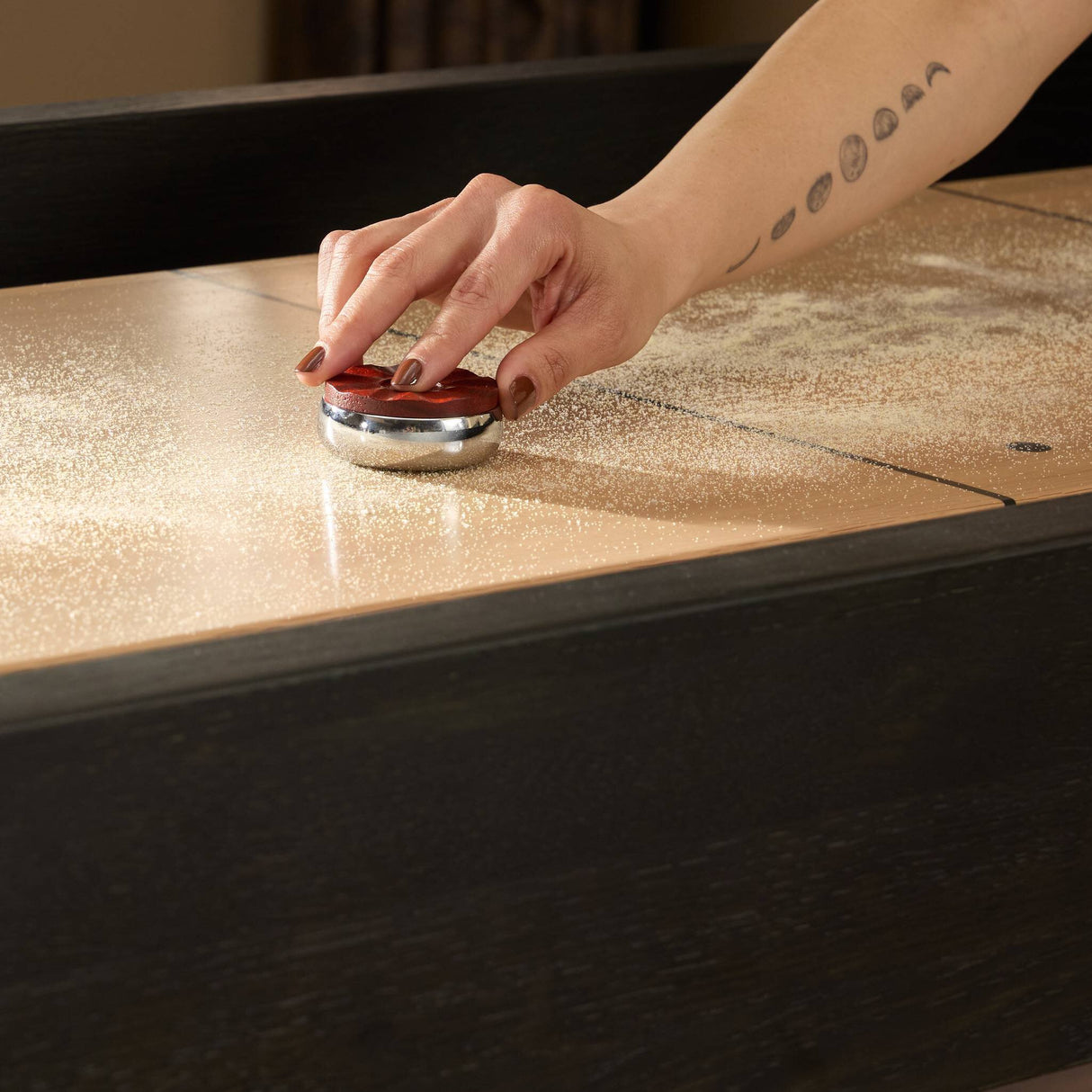 District Eight Large Shuffleboard Table - Multiple Finishes | Four Hands Furniture