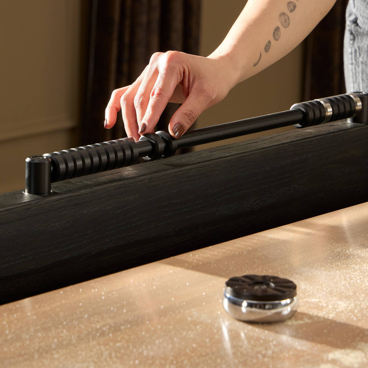 District Eight Large Shuffleboard Table - Multiple Finishes | Four Hands Furniture