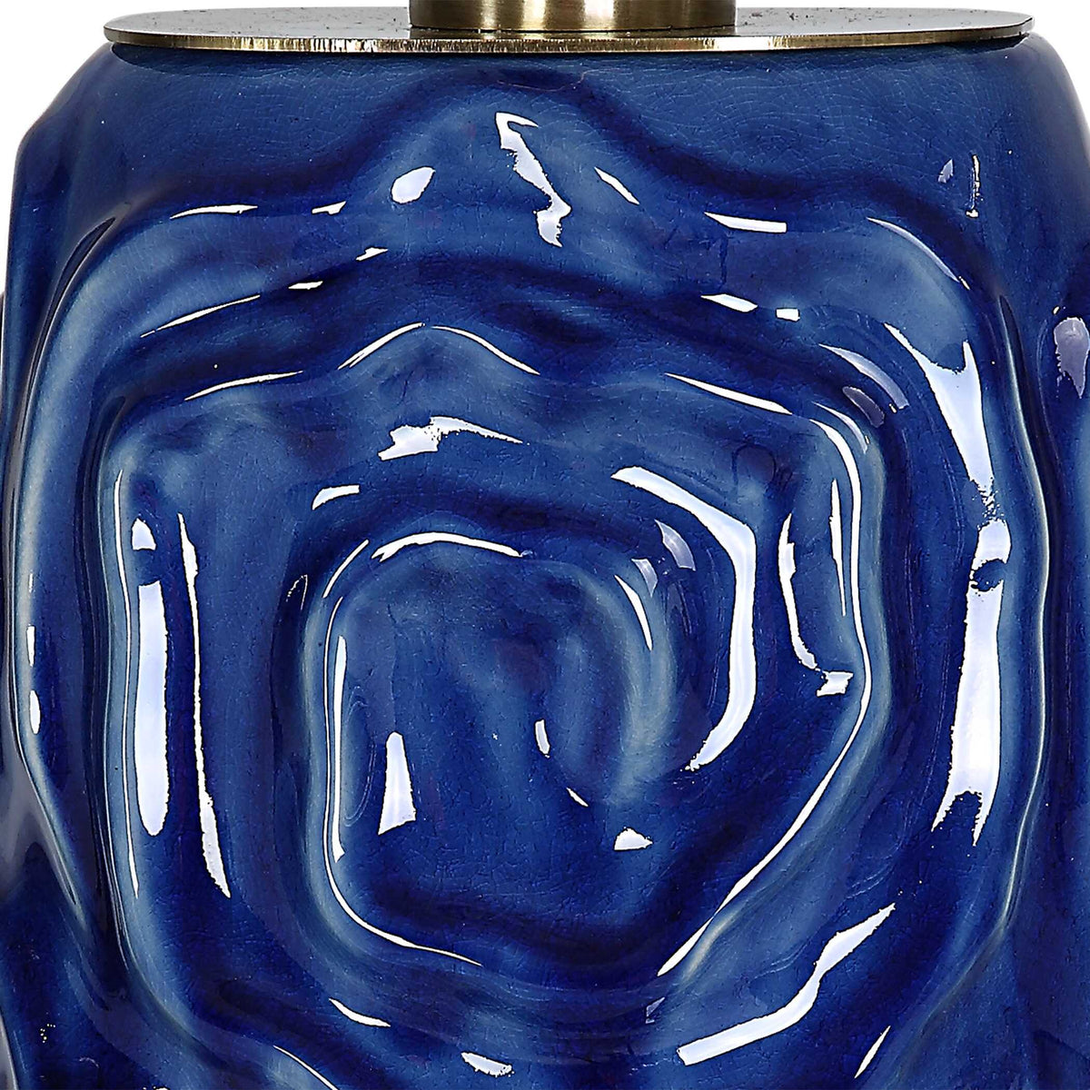 Zade Table Lamp - Blue by Uttermost - View 7