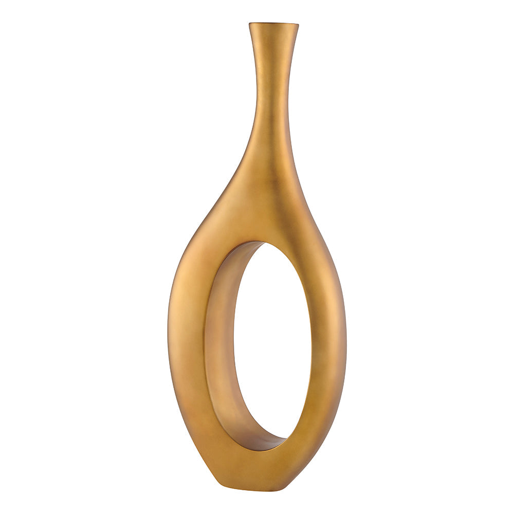 Trombone Vase Large // Matte Bronze  | Finesse - Home Elegance USA