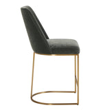 Hanni Counter Stool Charcoal - Dark Gray by Uttermost - View 4
