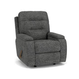 Kerrie Transitional Fabric Swivel Gliding Recliner | Flexsteel