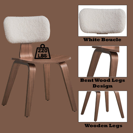 Casson 5Pcs Walnut Finish Dining Room Set - sold by Home Elegance USA