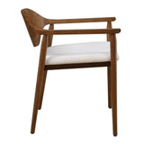 Augusta Burl Dining Chair Brown,White - Dark Brown by Uttermost - View 8