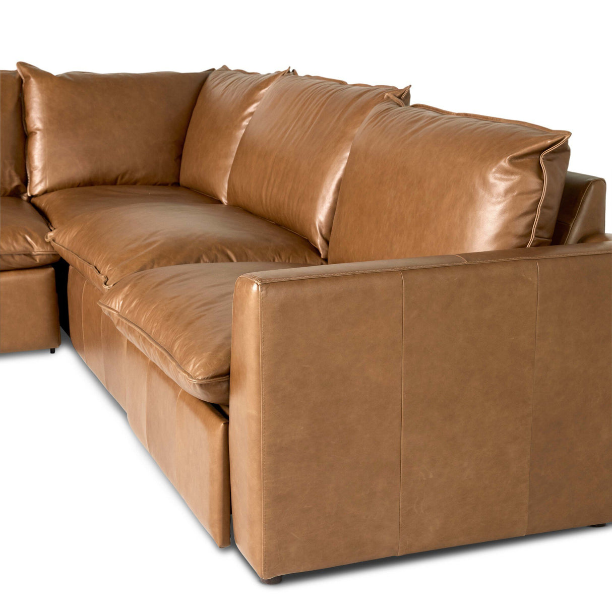 Kosa Power Recliner 5Pc Sectional - Sonoma Chestnut | Four Hands