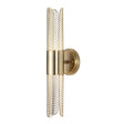 Cret 2 Light LED Brass Sconce - Bronze by Uttermost - View 1