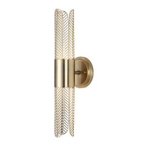 Cret 2 Light LED Brass Sconce - Bronze by Uttermost - View 1