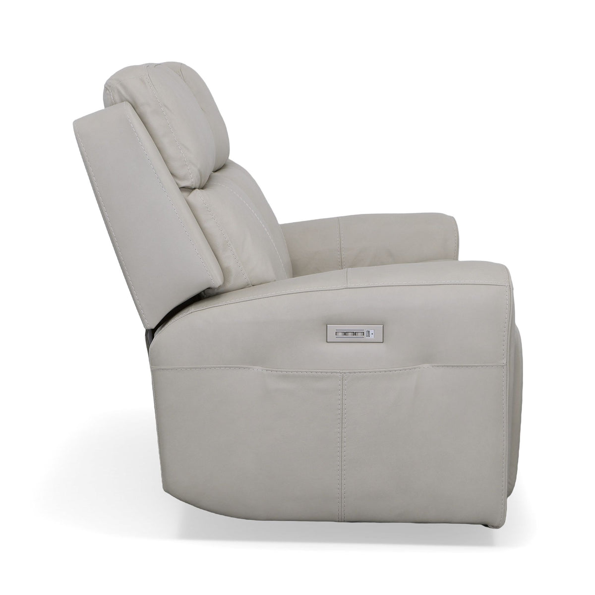 Barnett Power Reclining Loveseat With Power Headrests & Lumbar - Timber | Flexsteel