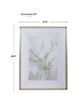 Ethos Framed Abstract Print - Gold by Uttermost - View 8