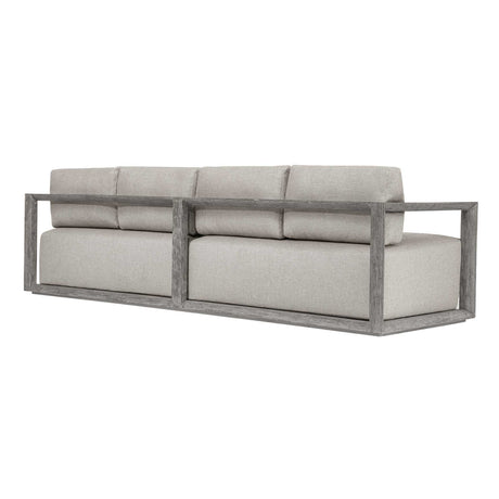 Remsen Outdoor Large Sofa - Gray by Uttermost - View 5
