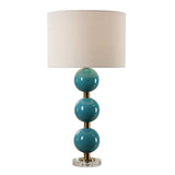 Palawan Blue Glaze Table Lamp by Uttermost - View 1