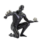 Jean Sculpture // Matte Black and Steel  | Finesse