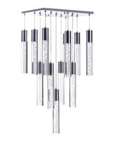 Acrylic Cylinder Chandelier// 13 Light  | Finesse