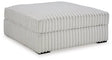 Ashley Alloy Stupendous Oversized Accent Ottoman - Velvet | Home Elegance USA