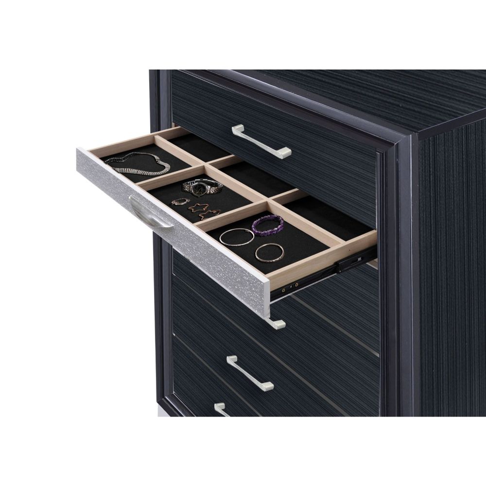 Acme - Naima Chest 25906 Black Finish