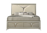 Samantha Modern Style King 5PC Bedroom Set Made with Wood & LED Headboard - Home Elegance USA