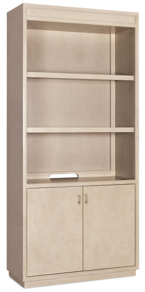 Bookcase Polished Limestone - Beige by Hooker Furniture - View 1