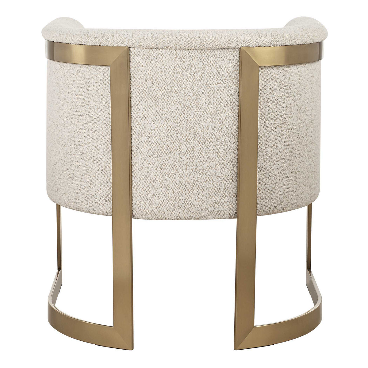 Bellina Plush Barrel Chair - Gold by Uttermost - View 6